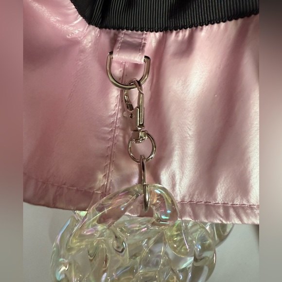Eugenia Kim Satin Yuki Chain Hat Pink One Size NWT main image 2